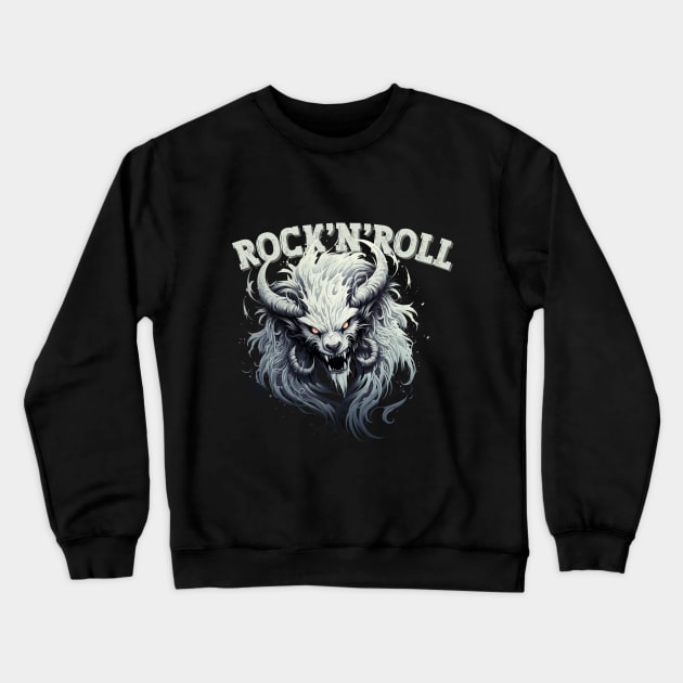 rock and roll Crewneck Sweatshirt by FehuMarcinArt